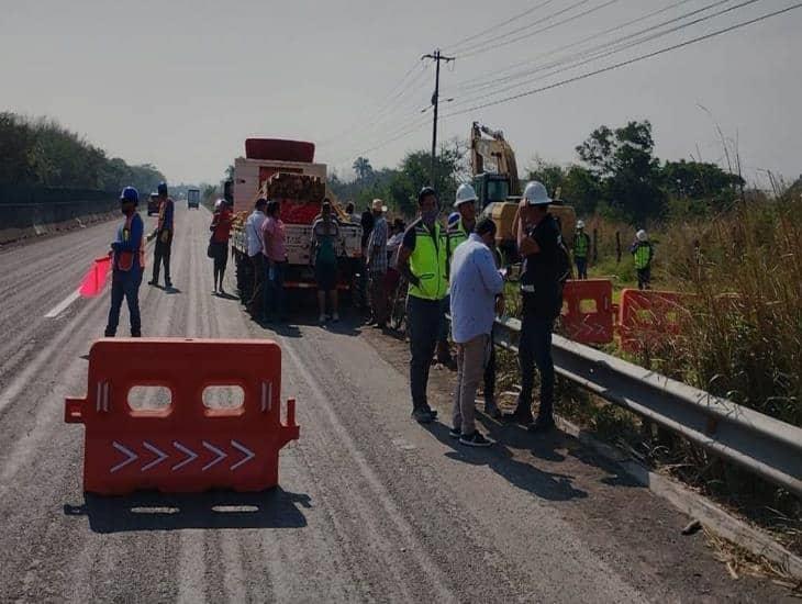 Vuelven a bloquear obra de acueducto de río Cotaxtla en Medellín