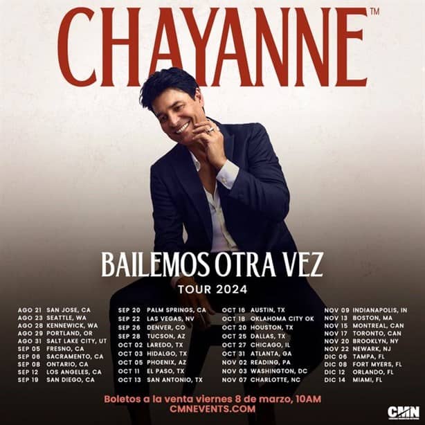 ¡Chayanne anuncia gira mundial para 2024! ¿Vendrá a México?