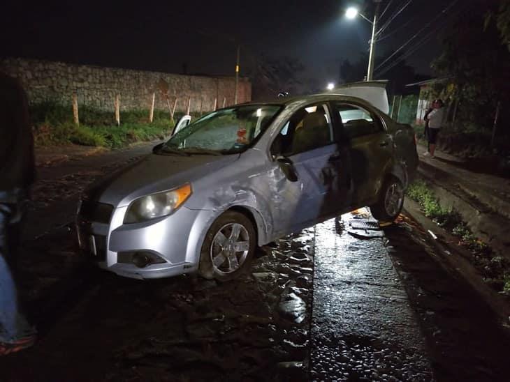 Choque y volcadura deja una persona lesionada en Fortín