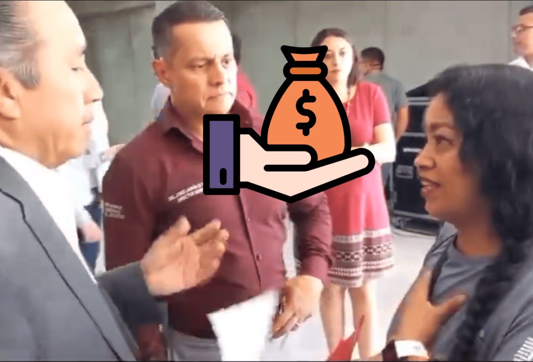 Empresaria veracruzana reclama al gobernador García Jiménez adeudo de más de un millón de pesos | VIDEO