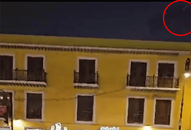 Graban caída de meteorito desde el malecón de Veracruz | VIDEO