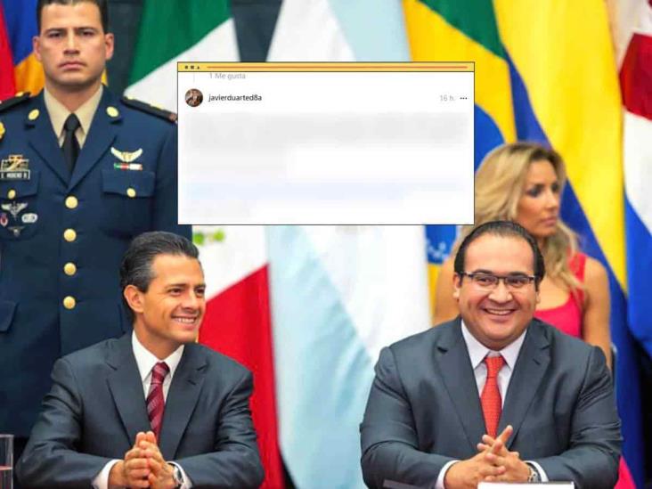 Javier Duarte culpa a Peña Nieto de mandar agua de Veracruz a Nuevo León