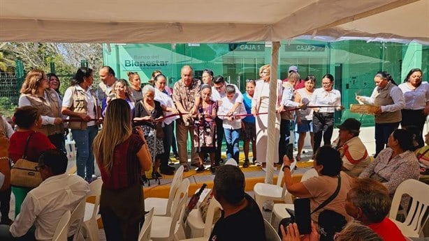 Inauguran nueva sucursal del Banco del Bienestar en Úrsulo Galván