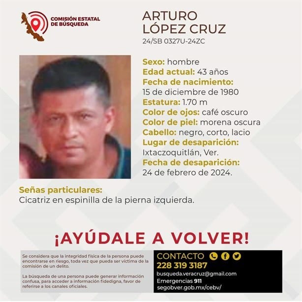 Reportan desaparición de una niña y un hombre en la zona centro de Veracruz
