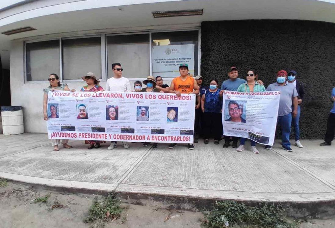 Familiares de campesinos de Actopan desaparecidos en Veracruz exigen avances a la Fiscalía