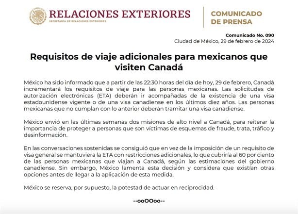 ¿Cuánto cuesta y cómo tramitar la visa de Canadá para mexicanos?