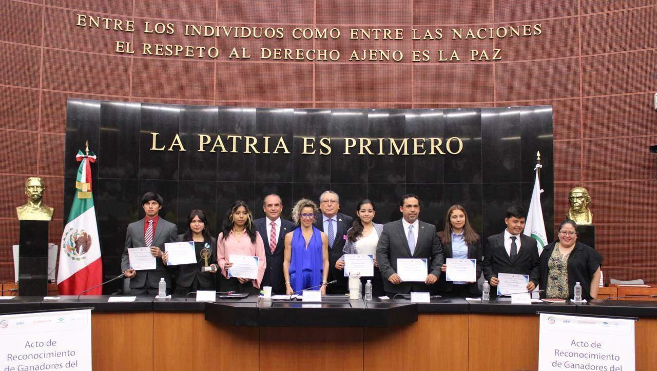 Reconoce el Senado de la República a estudiantes del Conalep de Veracruz