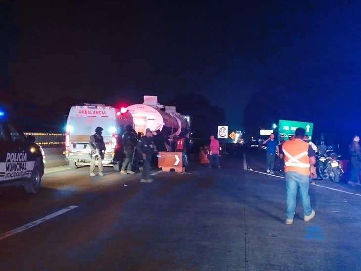 Identifican a motociclista que falleció tras ser atropellado en la autopista Orizaba-Córdoba