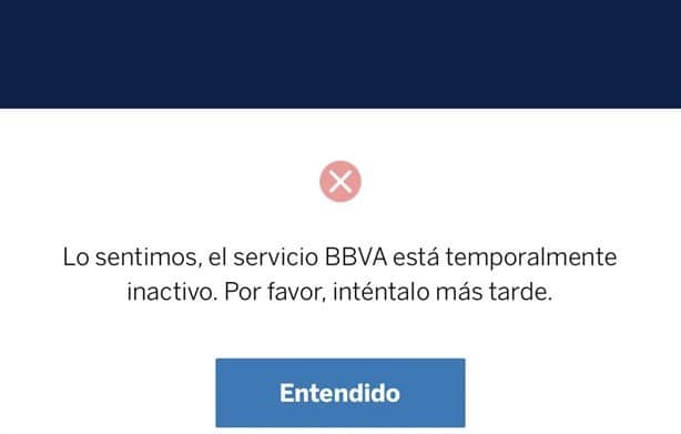 ¿También te tocó? Se les cayó el sistema en BBVA