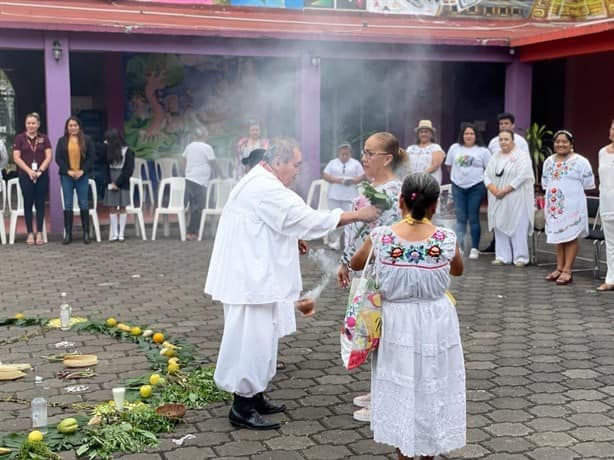 Realizan ceremonia totonaca en Poza Rica; agradecen sus favores a la tierra