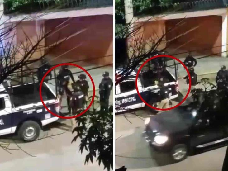 ¿Qué está pasando? Policías protagonizan golpiza en Xalapa (+Video)
