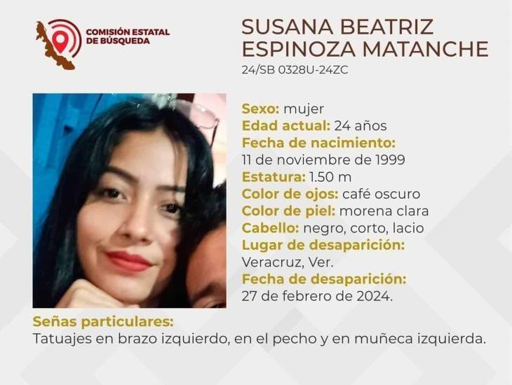 Marcharán por Susana, joven mamá desaparecida en la colonia Reserva Tarimoya, en Veracruz