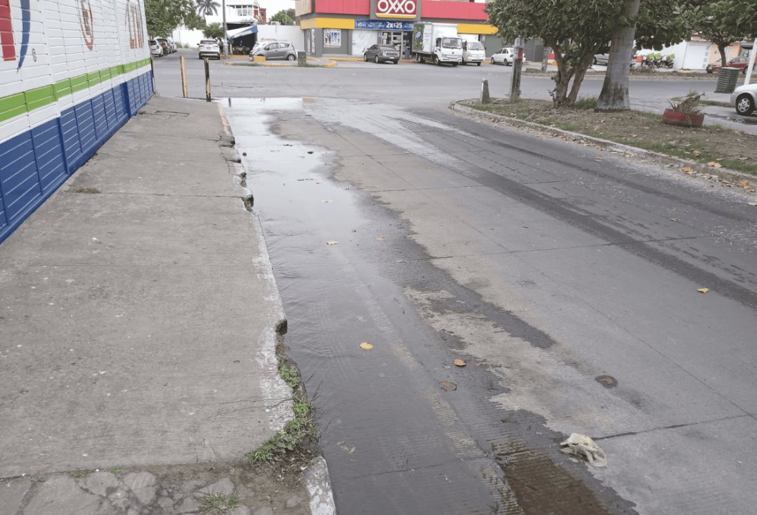 Vecinos de Puente Moreno en Medellín claman solución a fuga de agua en avenidas principales