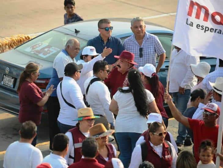Roberto Ramos Alor inició su campaña a la diputación federal por Coatzacoalcos este domingo | VIDEO