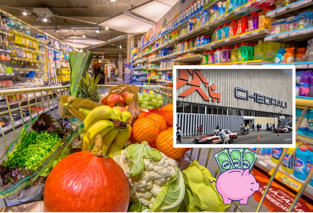 Este supermercado en la ciudad de Veracruz tiene la canasta básica más barata, según Profeco