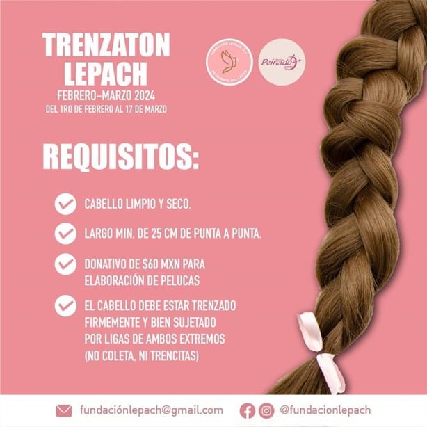 ¡Aún estás a tiempo! Así puedes donar tu trenza para una buena causa