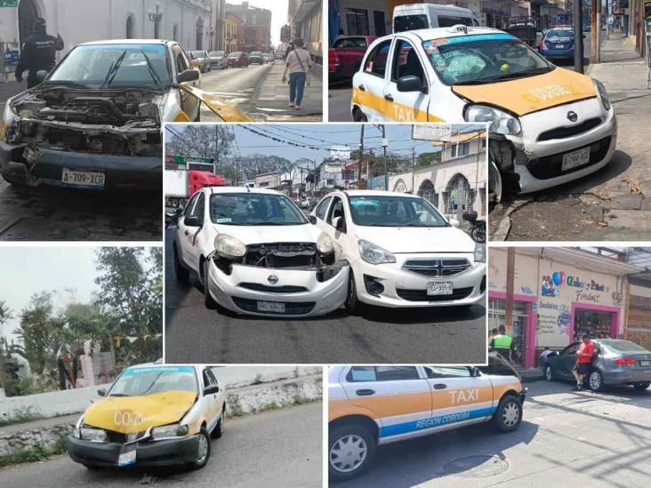 Taxistas protagonizan accidentada mañana en Córdoba