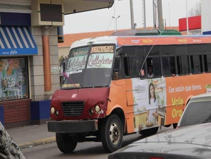 Ciudadanos denuncian mal servicio del transporte público en Veracruz