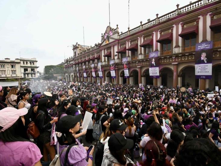 Marchas 8M en Xalapa: horarios y rutas de las protestas