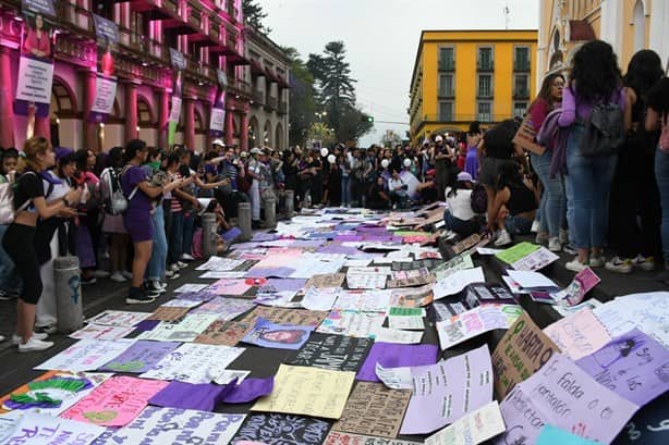 Marchas 8M en Xalapa: horarios y rutas de las protestas