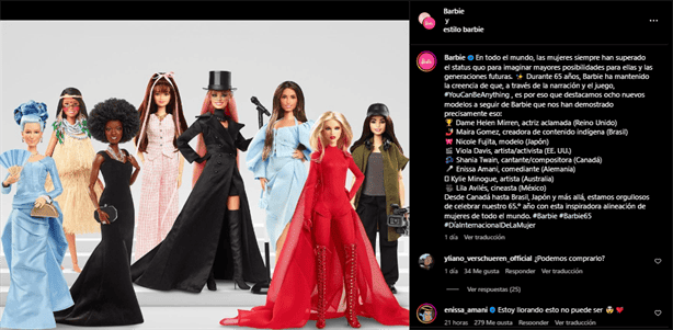 Día internacional de la mujer: Barbie lanza muñeca inspirada en la cineasta mexicana Lila Avilés