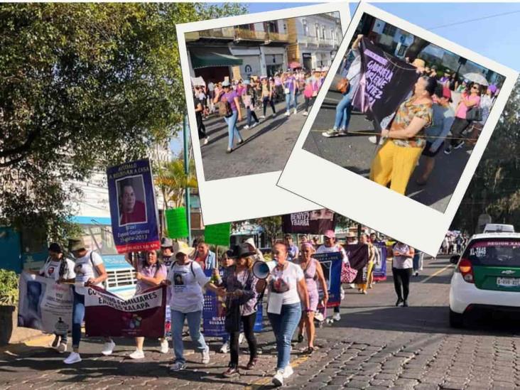 Desde Los Berros, múltiples colectivos se unen a la marcha por el 8M en Xalapa