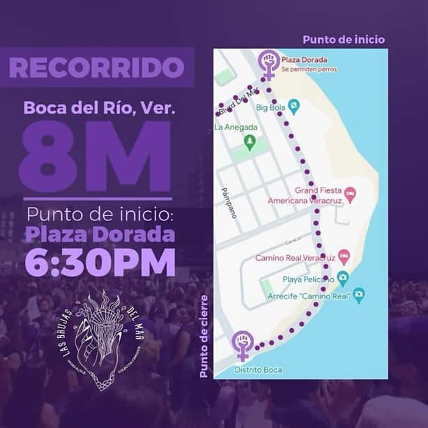 Estas son las recomendaciones si asistes a la marcha del 8M en Veracruz
