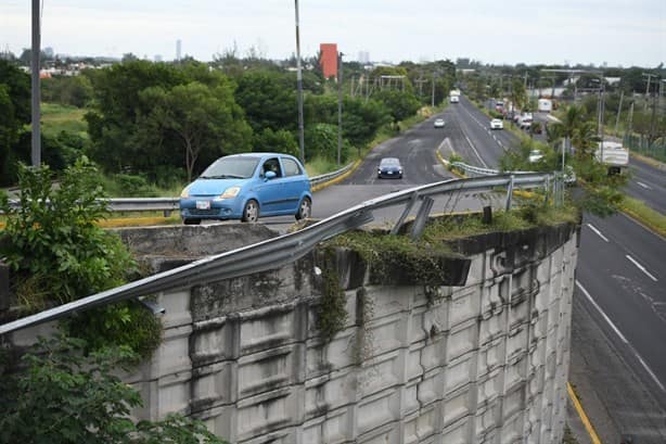 Este es el puente mortal de Veracruz desde donde han caído autos y motos