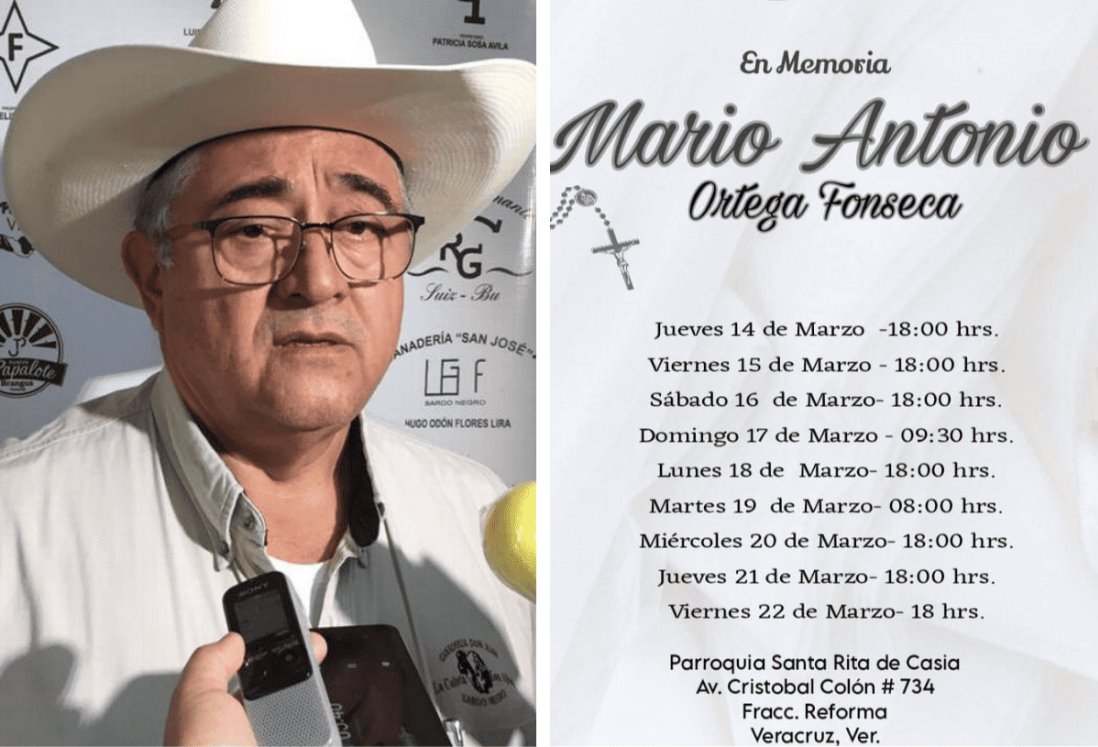 Fallece Mario Antonio Ortega Fonseca, hijo de líder ganadero en Veracruz