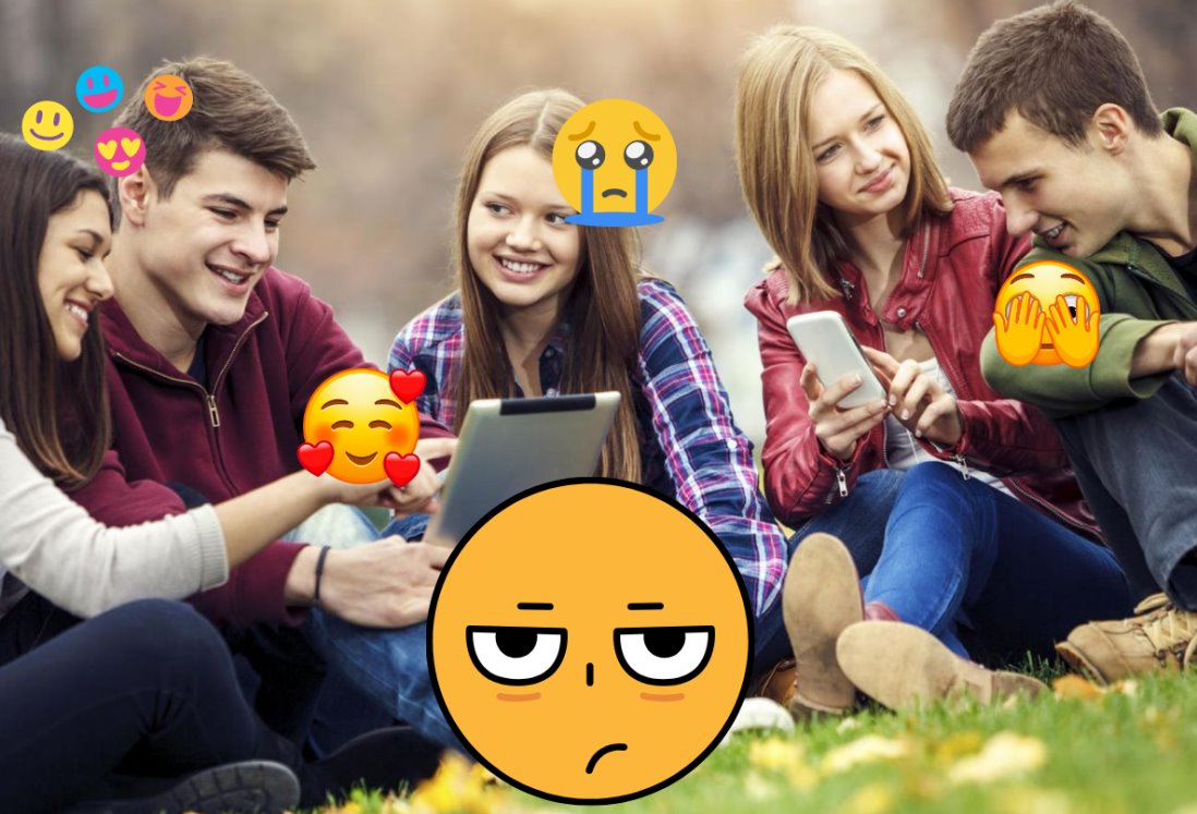 Jóvenes reducen su lenguaje, en vez de palabras usan memes y emojis