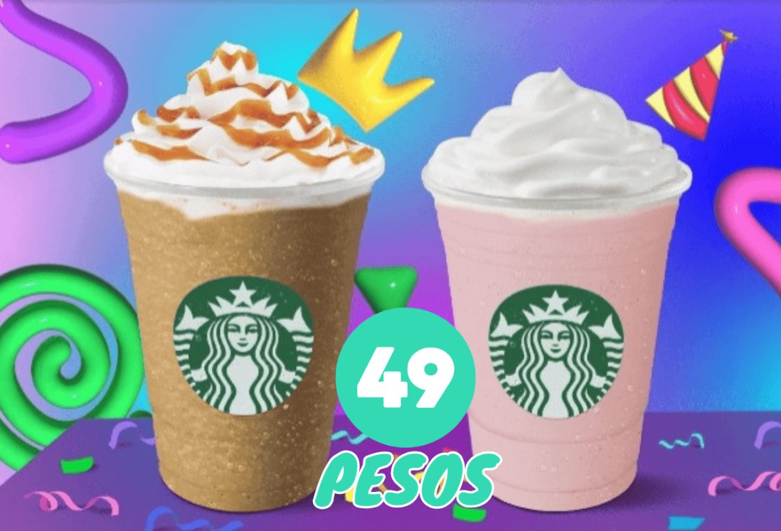 Starbucks remata a 49 pesos esta bebida hoy jueves