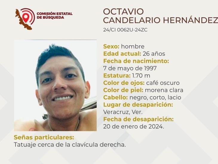 Octavio Candelario cumplirá dos meses desaparecido en Veracruz; su familia aún lo espera