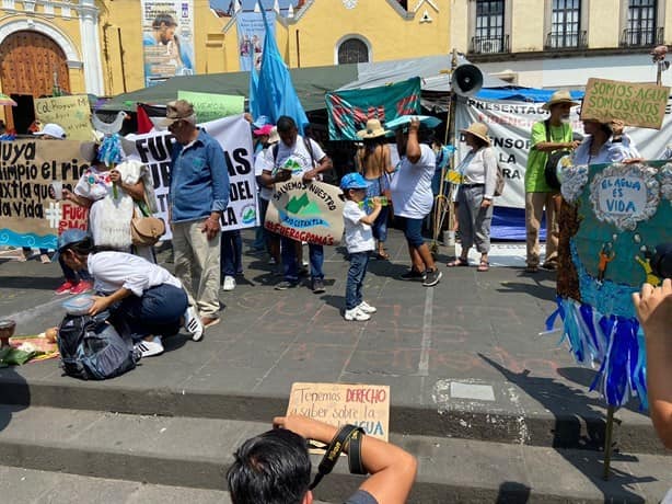 Ambientalistas veracruzanos marchan en Xalapa en defensa del agua