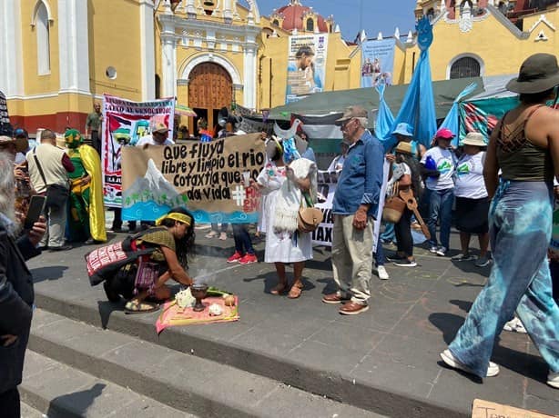 Ambientalistas veracruzanos marchan en Xalapa en defensa del agua