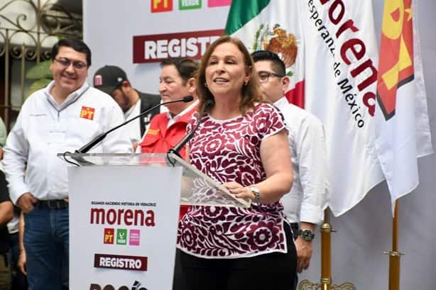 “Vamos a ganar la elección en Veracruz”, dijo Nahle durante su registro como candidata