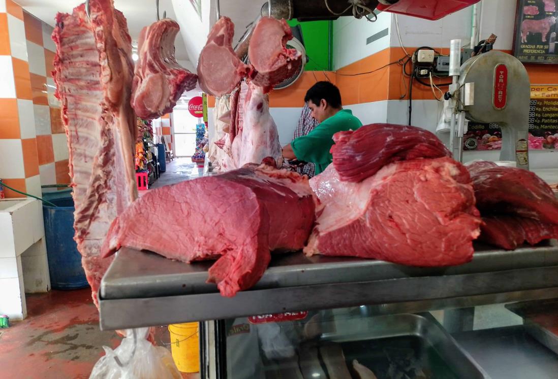 Baja la venta de carne en mercados de Veracruz previo a Semana Santa