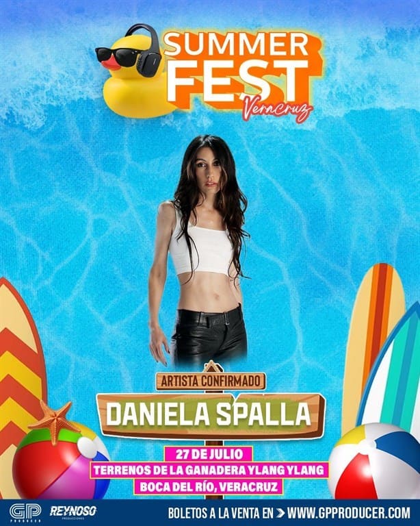 Summer Fest Veracruz 2024: Dónde y cuándo ver a Daniela Spalla