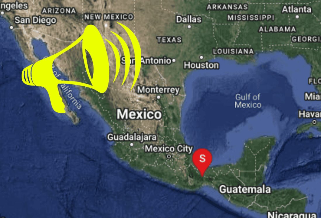 Sismo de 5.2 grados en Oaxaca sacude a la zona Sur de Veracruz