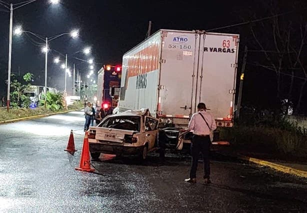 Trágico choque en la carretera Tierra Blanca-El Jícaro deja una mujer muerta