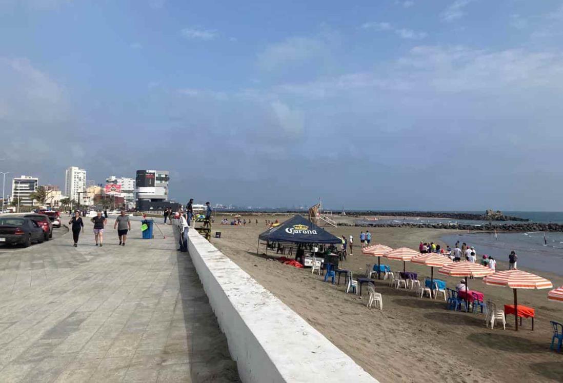 Turistas llegan a Veracruz y Boca del Río para disfrutar de las playas por Semana Santa | VIDEO