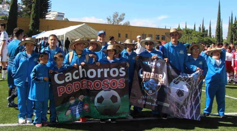 Celebran 120 niños y niñas el “IV Torneo Estatal de Futbol Down” en Veracruz
