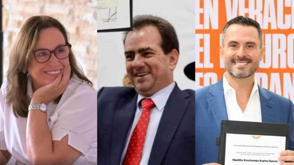 Los registros de los candidatos por Veracruz