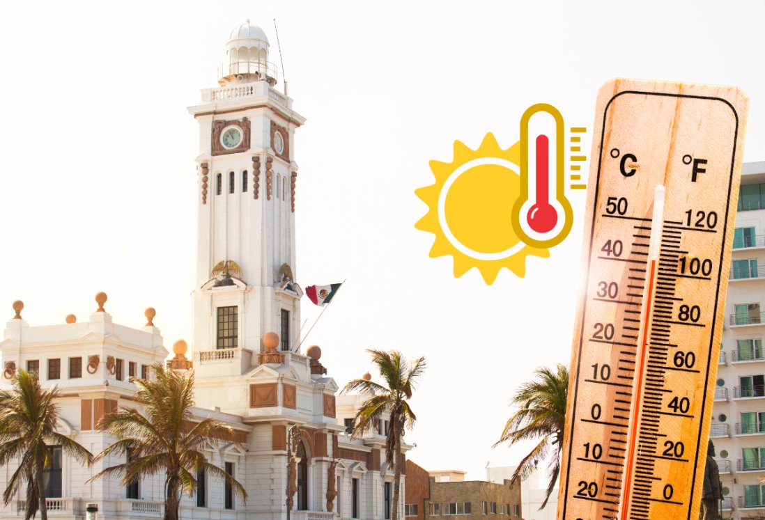 Puerto de Veracruz alcanzará los 40 grados Celsius este lunes; habrá mucho calor