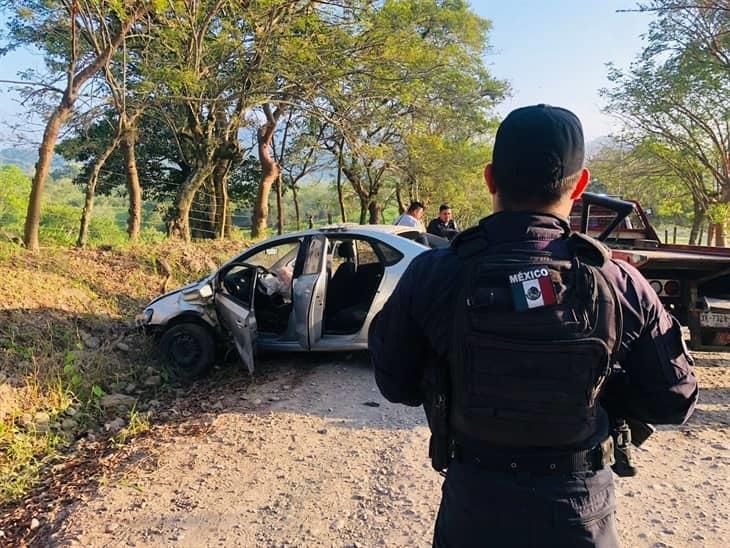 Se registra accidente en la carretera Misantla-Diamante