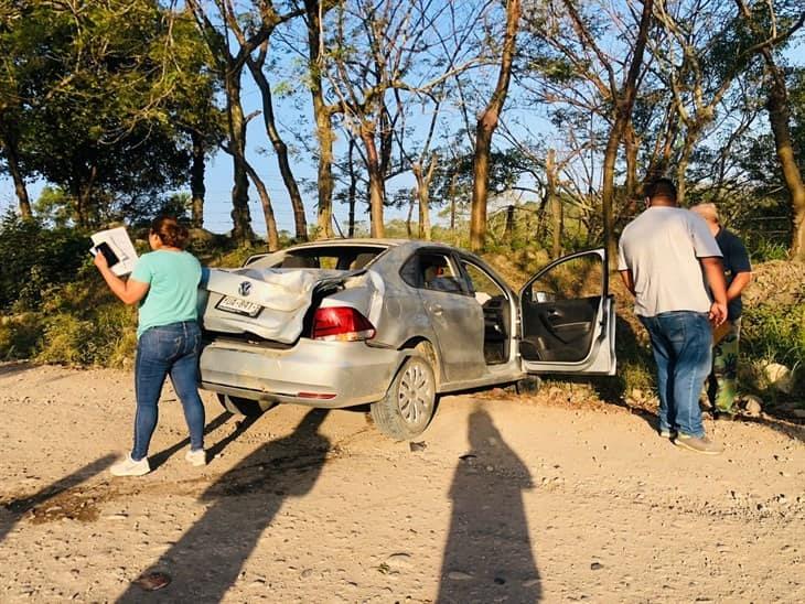 Se registra accidente en la carretera Misantla-Diamante