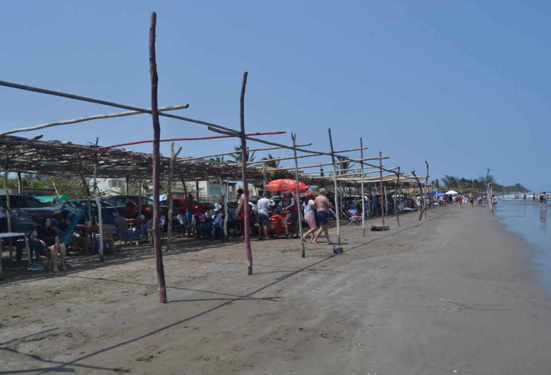 Playas de Alvarado que están restringidas para los turistas en Semana Santa