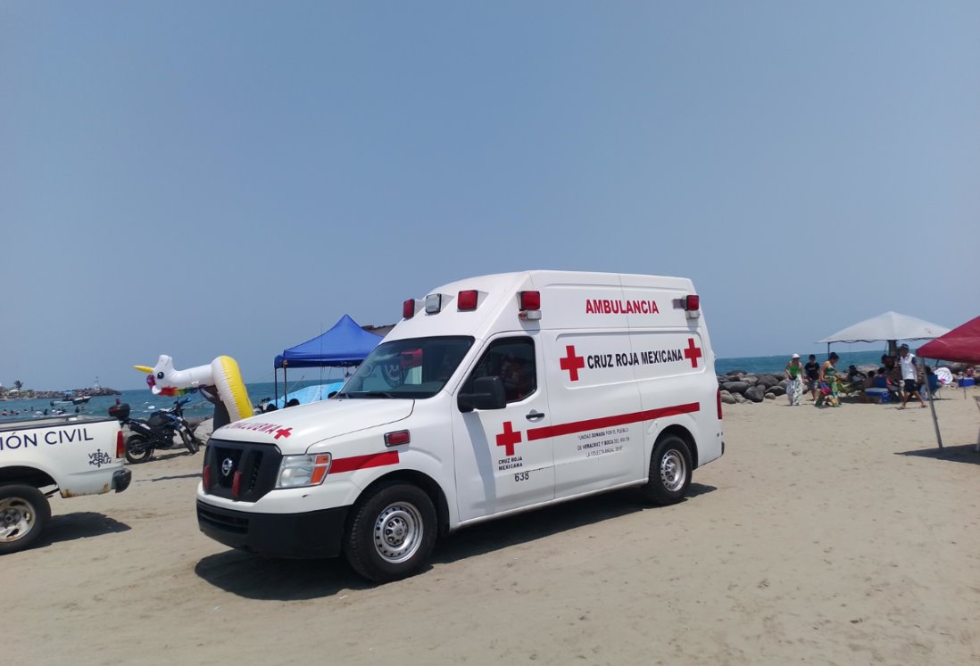 Cruz Roja Veracruz reporta Semana Santa tranquila en zona de playas