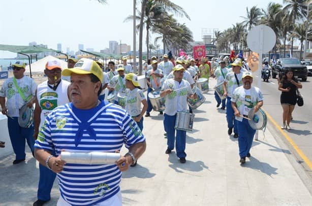 Realizan rumbata del Carnaval de Veracruz 2024 | VIDEO