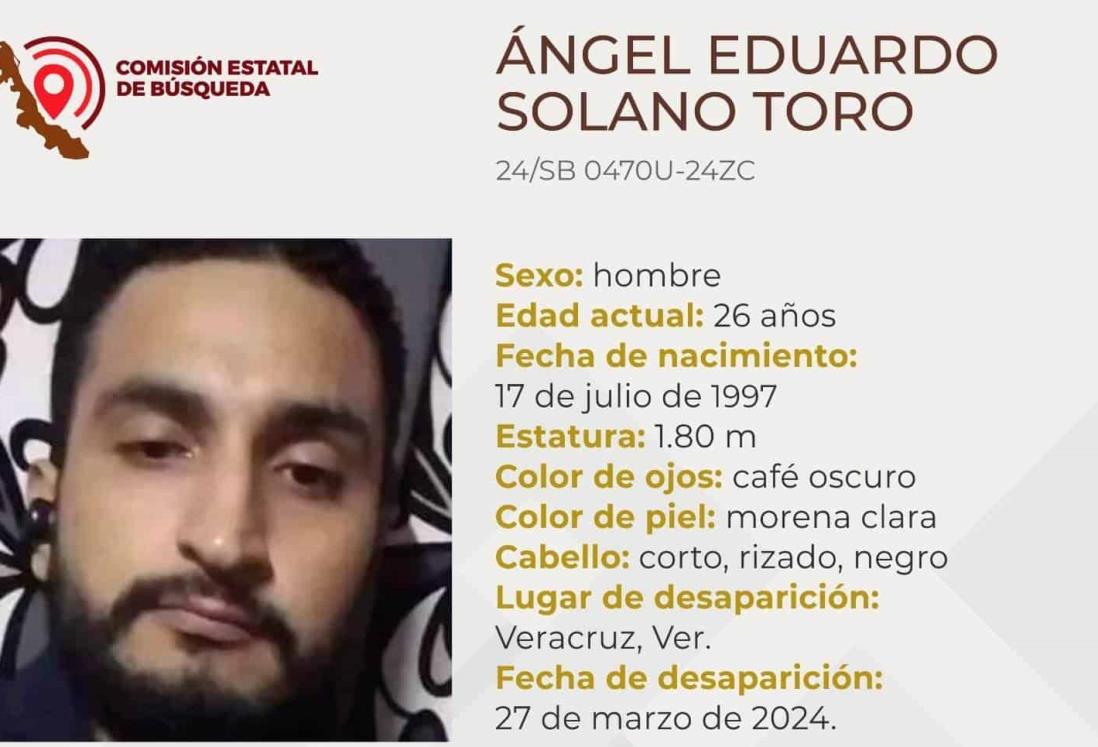 Desaparece el joven Ángel Solano Toro en el puerto de Veracruz