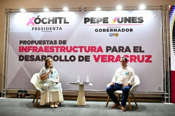Xóchitl Gálvez plantea una segunda etapa de ampliación del puerto de Veracruz